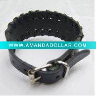Wholesale Watch Chain Leather Bracelet