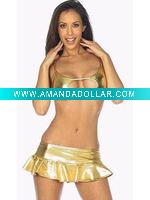 Wholesale H8039 sexy women gold swimwear