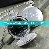 silver pocket watch IT0014