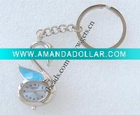 Wholesale swan keychain swan watch key chain