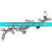 Wholesale fashion bracelet chain with watch