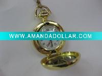 Wholesale golden watch necklace