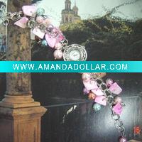 Wholesale fashion bracelet chain with watch