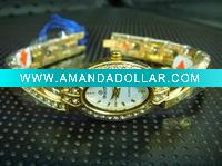 fashionable watch,bracelet watch, quartz movement,Chain