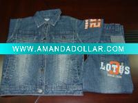 Wholesale Children Demin Jacket and Trousers