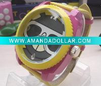 Wholesale graffiti watch,fashion catrtoon watch, colorful korea watch