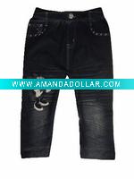 Wholesale 2011 new fashional seamless skinny children jeans pants