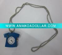 Wholesale 2010 Hot Sale Fashion necklace with watch