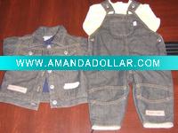 Wholesale Boy's Demin Jacket,sweater and Trousers