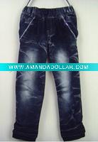 Wholesale mix style child brand stock jeans