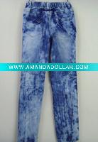 Wholesale mix style child stock denim jean