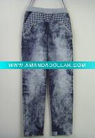 Wholesale mix style child stock brand jeans