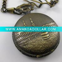 Wholesale [HB9005B] Arabian bronze antique pocket watch Vintage exquisite carved