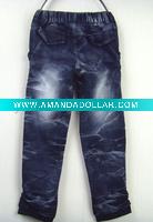 Wholesale mix style child brand stock fashion jeans