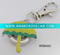Watch key chain, umbrella