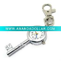 Wholesale Fashion digital watch keyring clock key ring logo key key chain wholesale keyfob shape snap hook keychain