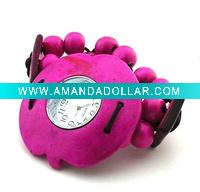 Wholesale Fashion coconut watches bracelets