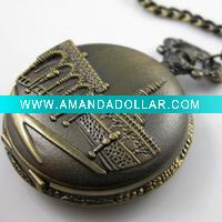 Wholesale [HB9005J] Bronze Pocket Watch Vintage exquisite carved Men's antique pocket watches