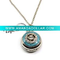 Fashion Pocket Watch In Oil Dripping Cap With Shiny Crystal _D00379o