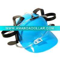 drinking beer helmet hats