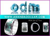 Silicone watch bracelet