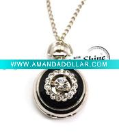 Wholesale Fashion Pocket Watch In Oil Dripping Cap With Shiny Crystal _D00377o