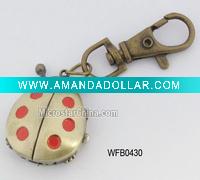 Watch key chain, ladybug