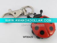Wholesale Watch key chain, ladybug