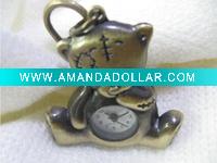 Wholesale Fashion hot Sale Lovely Violence Bear Watch necklace