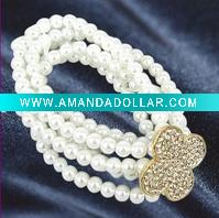Wholesale Fashion pearl bead bracelet/accessory