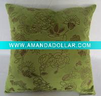 microfiber floral embossing cushion