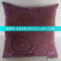 microfiber floral embossing cushion