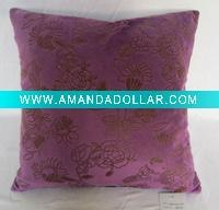 microfiber floral embossing cushion