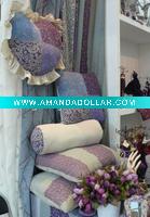 Wholesale Romantic Purple Cotton Cushions