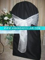 Wholesale HOT SELL satin chair cover, banquet chair cover, folding chair cover