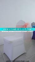 Wholesale wedding chair cover-white