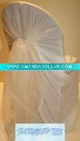 Wholesale HOT SELL silk chair cover, banquet chair cover, folding chair cover