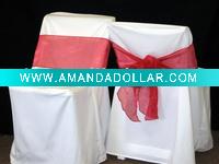 Wholesale chair cover and sash folding chairs cover polyester chair cover