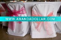 Wholesale Fashion chair cover & organza sash