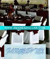 Wholesale HOT SELL poly chair cover, banquet chair cover, folding chair cover