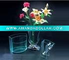 acrylic vase