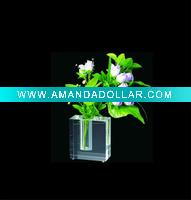 Transparent Acrylic Glass Flower Vase