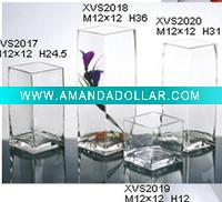 Square Glass vase