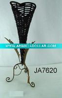 Wholesale Black paper rope woven vase
