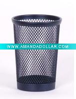 Wholesale pen holder, metal mesh pencil vase,office stationery set