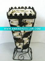 Wholesale Square Metal Flower Vase
