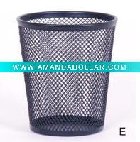 Wholesale pen holder,metal mesh pencil vase,office stationery set