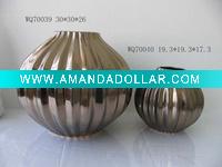 Wholesale Metal Glazed Ceramic Vase