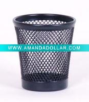 Wholesale pen holder, metal mesh pencil vase,office stationery set