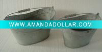 Wholesale oval tin basket metal basket basket